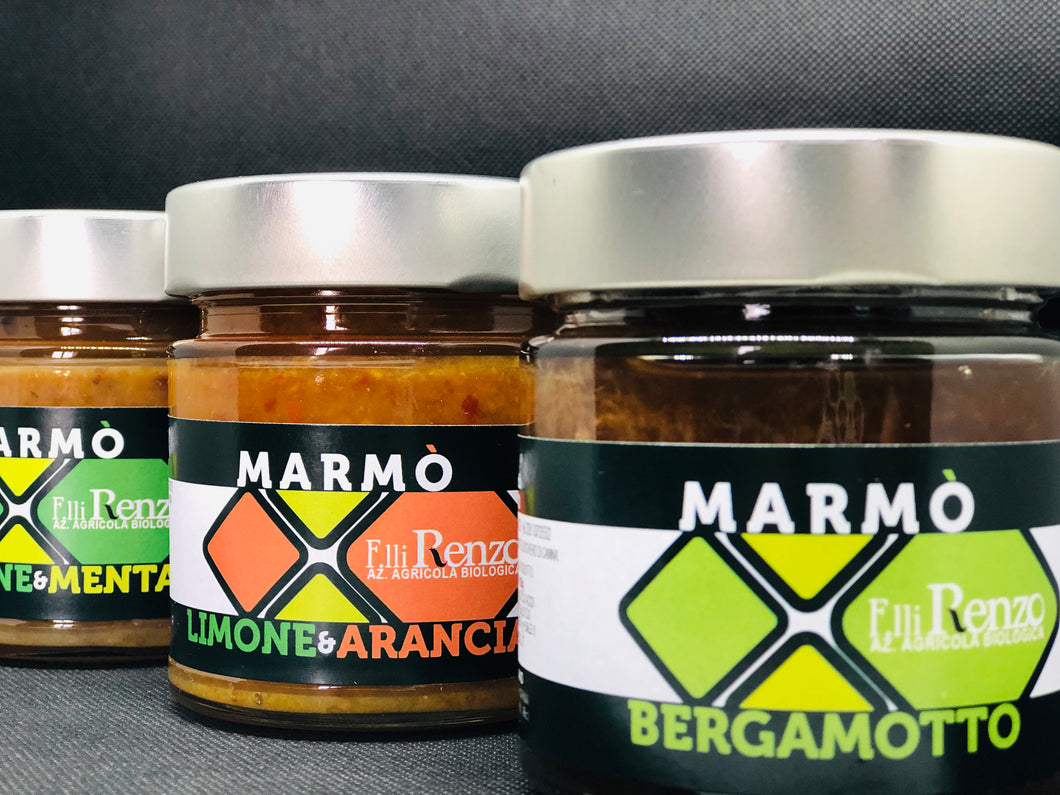 MARMO' marmellata artigianale limoni e mentuccia selvatica